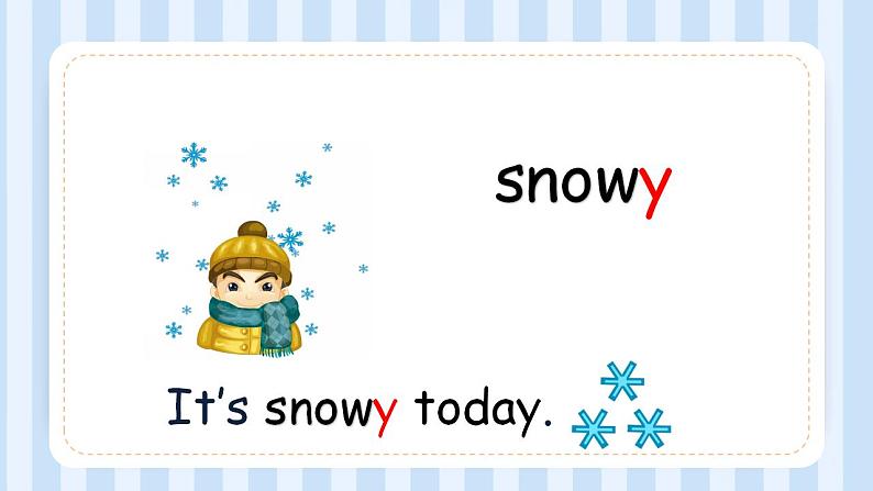 Unit 4 How’s the weather today？ Lesson 23（课件）人教精通版英语四年级上册第6页