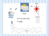 Unit 4 How’s the weather today？ Lesson 22（課件）人教精通版英語四年級上冊