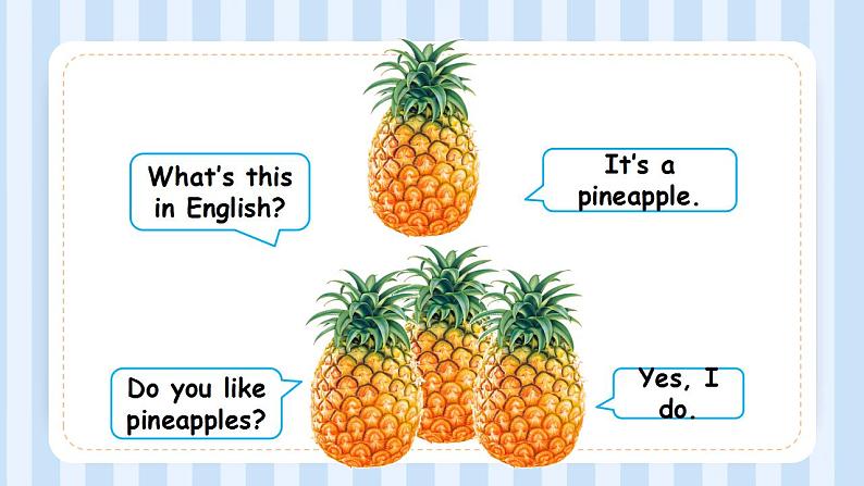 Unit 3   It's a pineapple Lesson 15（课件）人教精通版英语四年级上册第5页