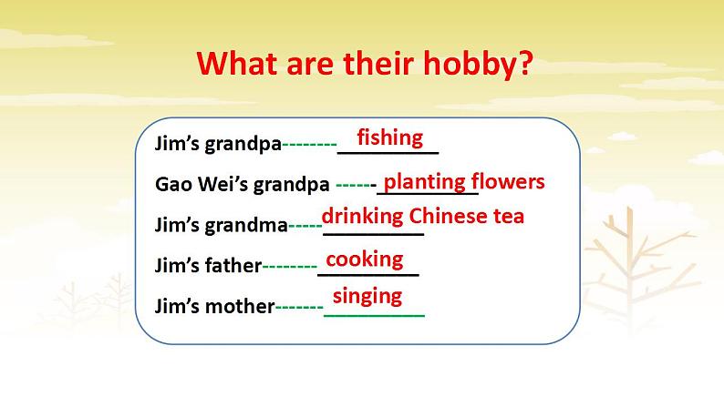 Unit 2  What’s your hobby？ Lesson 9（课件）人教精通版英语六年级上册07