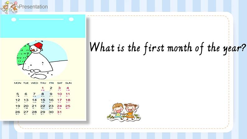 Unit 4  January is the first month. Lesson 19（课件）人教精通版英语六年级上册第2页