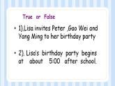 Unit 3 Would you like to come to my birthday party？ Lesson 13（课件）人教精通版英语六年级上册
