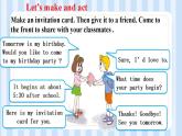 Unit 3 Would you like to come to my birthday party？ Lesson 13（课件）人教精通版英语六年级上册