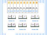 Unit 5  July is the seventh month. Lesson 26 （课件）人教精通版英语六年级上册