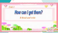 人教版 (PEP)六年级上册Unit 1 How can I get there? Part B精品教学课件ppt