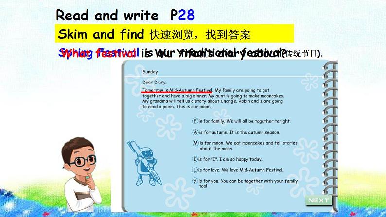 六年级上册英语课件+素材+教学思路-Unit 3 My weekend pB Read and write 人教PEP08