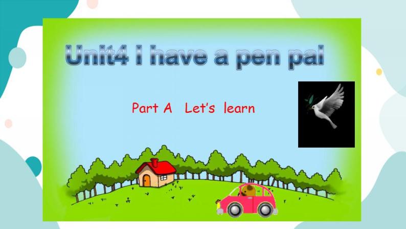 六年级上册英语课件+素材+教学思路-Unit 4 I have a pen pA Let's learn 人教PEP01