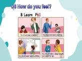 六年级上册英语课件+素材+教学思路-Unit 6 How do you feelB Let's learn 人教PEP