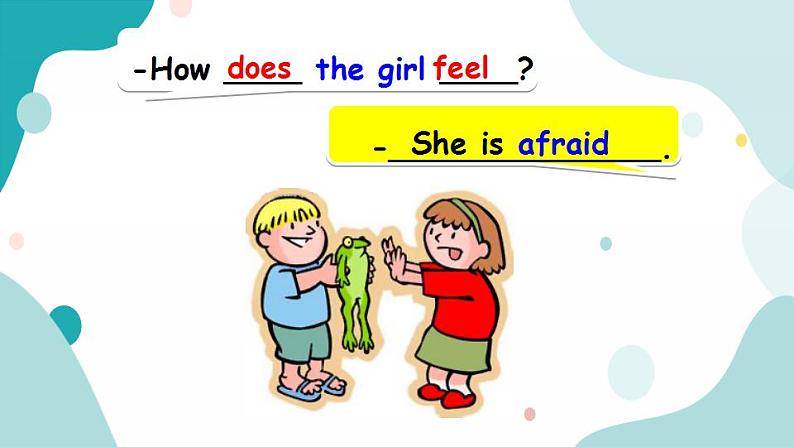 六年级上册英语课件+素材+教学思路-Unit 6 How do you feelB Let's learn 人教PEP05