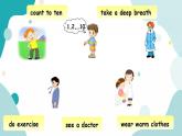 六年级上册英语课件+素材+教学思路-Unit 6 How do you feelB Let's talk 人教PEP