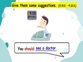 六年级上册英语课件+素材+教学思路-Unit 6 How do you feelB Let's talk 人教PEP