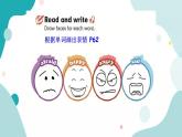 六年级上册英语课件+素材+教学思路-Unit 6 How do you feelB Read and write 人教PEP