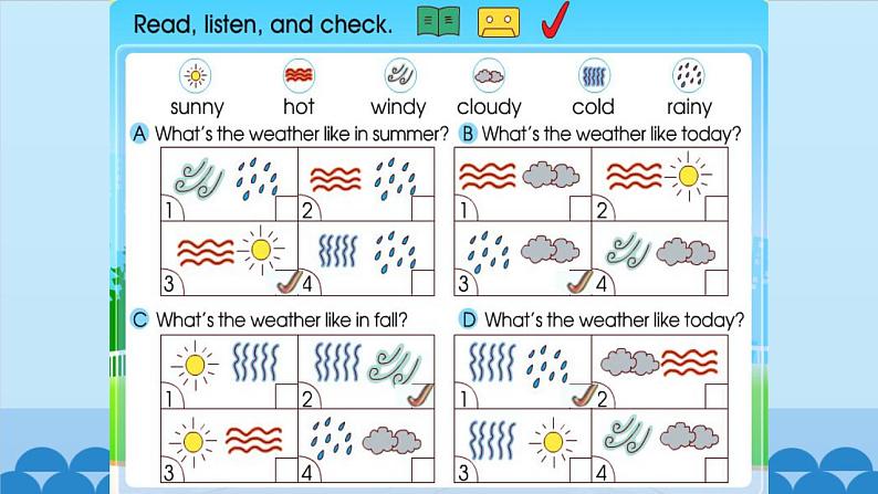 Unit 1 Seasons and Weather Period 3-4 粤人版五年级上册英语课件05