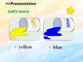 冀教版（一起）1上英语 Lesson20 Blue，Yellow 课件+教案