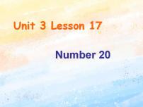 小学英语冀教版 (一年级起点)二年级上册Lesson 17 Numbers 20一等奖课件ppt