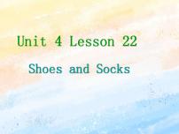 二年级上册Lesson 22 Shoes and Socks一等奖课件ppt