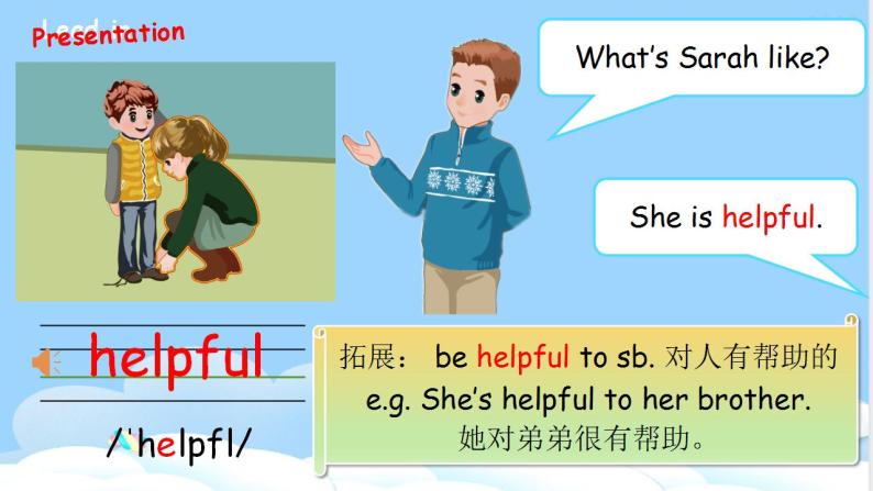 Unit 1 What's he like PB Let's learn 课件+教案+动画素材08