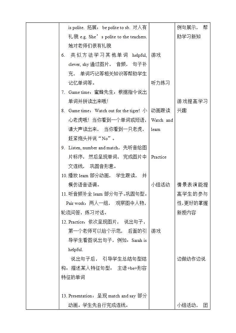 Unit 1 What's he like PB Let's learn 课件+教案+动画素材02