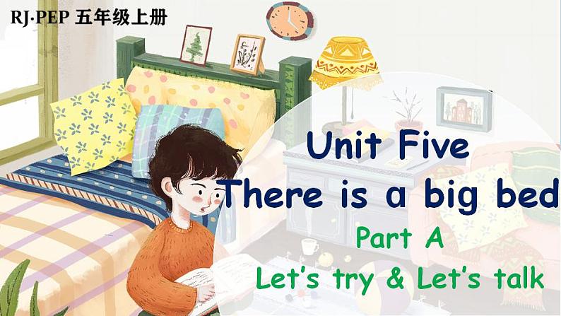 Unit 5 There is a big bed A Let's talk 课件+教案+动画素材01