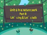 Unit6 In a nature park Part BLet's try&Let's talk课件+教案+动画素材