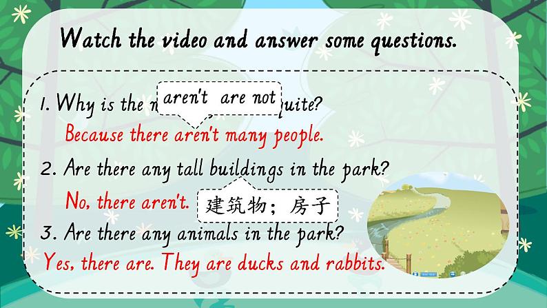 Unit6 In a nature park Part BLet's try&Let's talk课件+教案+动画素材08