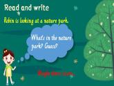 Unit 6 In a nature park Part B Read and write&C Story time 课件+教案+动画素材