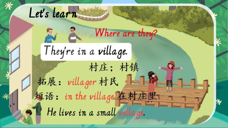 Unit 6 In a nature park  B Let's learn  课件+教案+动画素材08