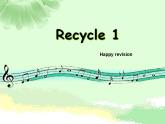 四年级上册英语课件- Recycle 1  人教PEP版(共11张PPT)