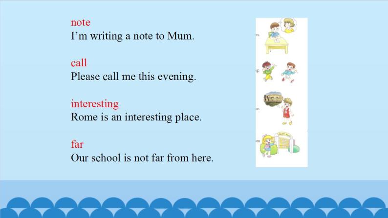 Unit 8 A note to Mum （课件） 新世纪英语五年级上册05
