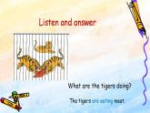 冀教版（一起）4上英语 Lesson 11 What are they doing 课件+教案
