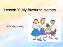 小学英语冀教版 (一年级起点)四年级上册Unit 4 My FavouritesLesson 20 My Favourite Clothes优秀ppt课件