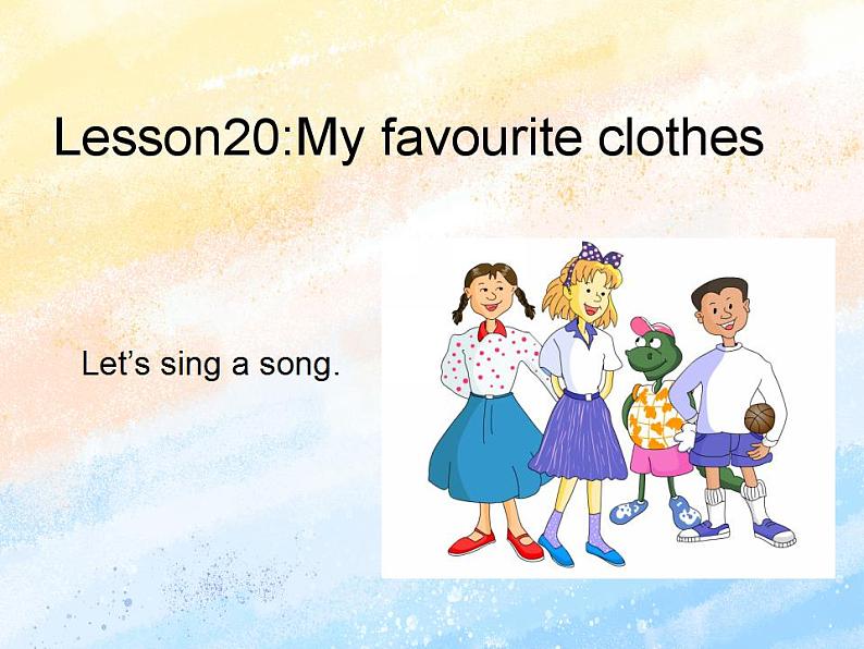 冀教版（一起）4上英语 Lesson 20 My favourite clothes 课件+教案01