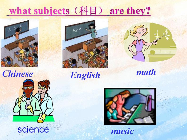 冀教版（一起）4上英语 Lesson 22 My favourite subject 课件+教案03