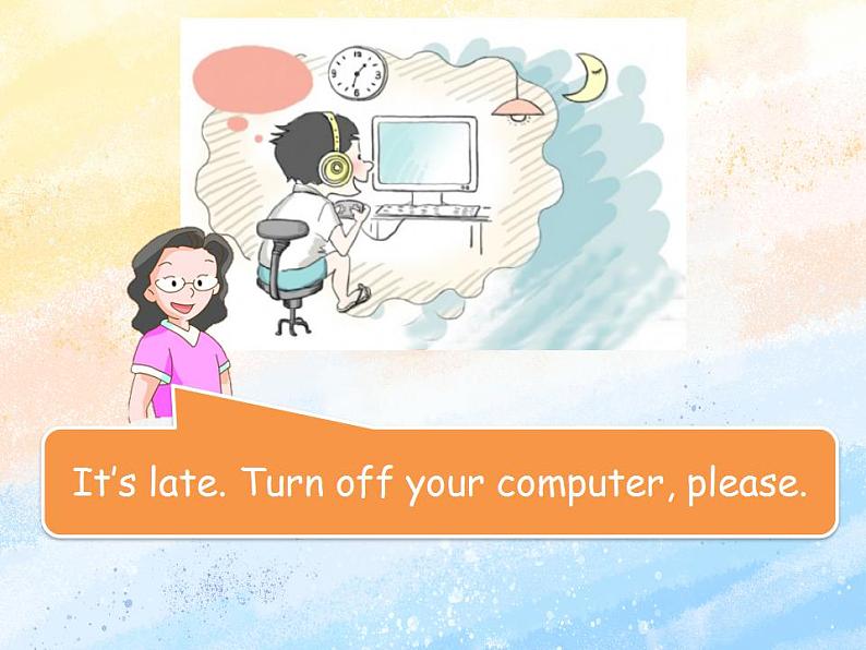 冀教版（一起）6上英语 Lesson 2 Turn off the Computer 课件+教案04