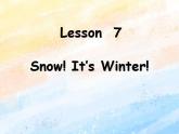 冀教版（一起）6上英语 Lesson 7 Snow It's Winter 课件+教案