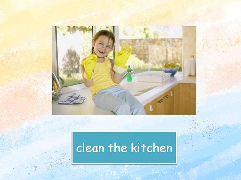 冀教版（一起）6上英语 Lesson 21 Let's Clean the House 课件+教案02