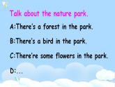 Unit 6 In a nature park Part A Let’s learn 課件+教案+動畫素材