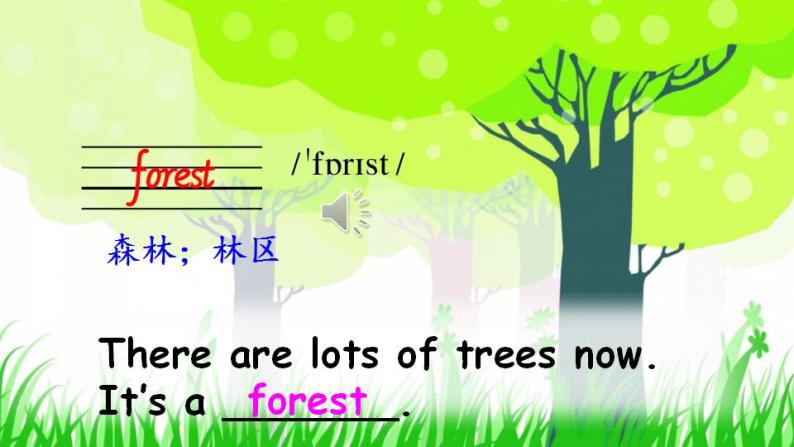 Unit 6 In a nature park Part A Let’s learn 课件+教案+动画素材07