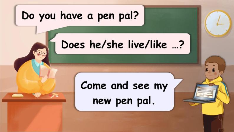 Unit 4 I have a pen pal  Part B 第4课时（课件+音视频素材）04