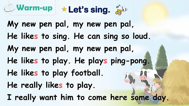 Unit 4 I have a pen pal  Part B 第5课时（课件+音视频素材）02