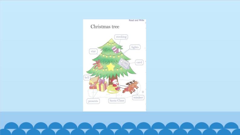 Unit 10 A card to Santa  Claus Period 1-2（课件） 新世纪英语三年级上册05