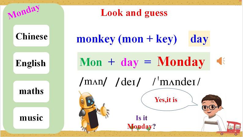 Unit2 My week A let's learn  课件+教案+练习+素材05