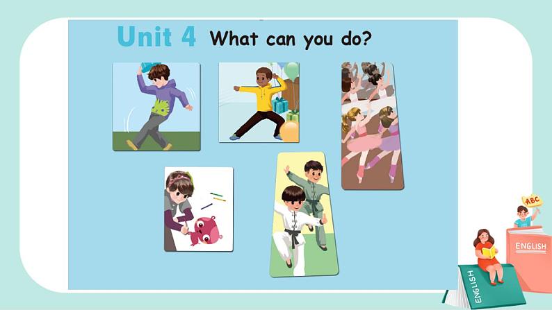 Unit 4 What can you do PB Let's learn 课件第2页