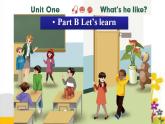 五年级上册英语课件-Unit 1 What’s he like？ Part B Let’s learn  人教PEP版(共23张PPT)