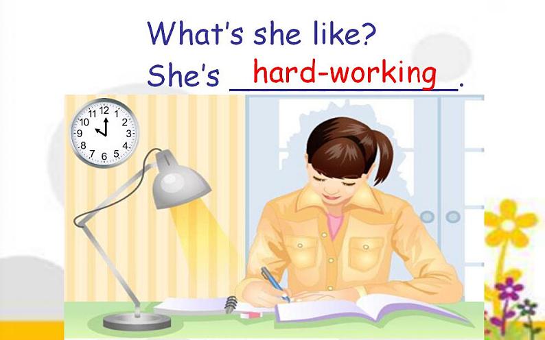 五年级上册英语课件-Unit 1 What’s he like？ Part B Let’s learn  人教PEP版(共23张PPT)08