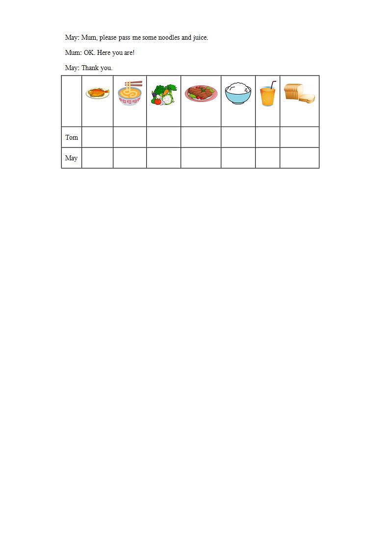 人教版PEP英语四年级上册Unit5 Dinner‘s ready Part A第一课时课件PPT+教案+练习+视频+音频02