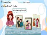 人教PEP版四上英语  Unit 6 Meet my family!  Part A 第2课时   课件+练习