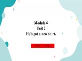 外研版（一年级起点）3上英语 Module 6 Unit 2 He's got a new shirt 课件+教案+练习+音视频