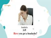 外研版（一年级起点）3上英语 Module 7 Unit 1 Have you got a headache 课件+教案+练习+音视频