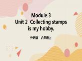 外研版（一年级起点）6上英语 Module 3 Unit 2 Collecting stamps is my hobby 课件+教案+练习+音视频